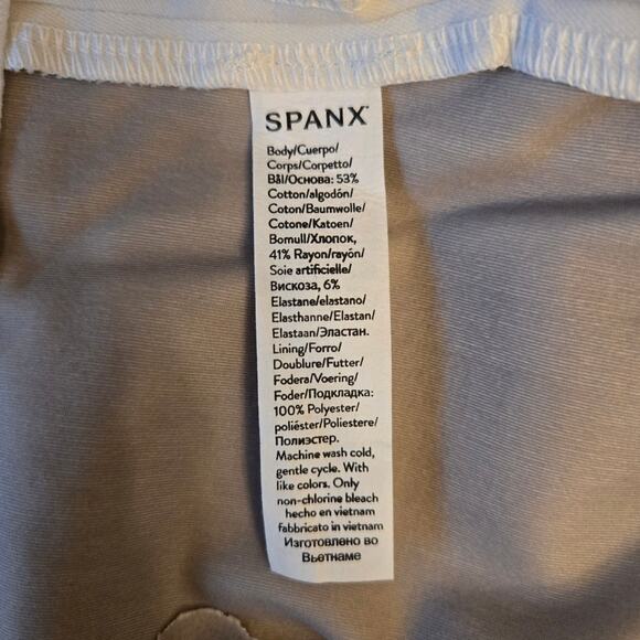 NWT SPANX Silver Lining Slim Straight Pull On Pant Classic White Size 2X - Picture 12 of 15